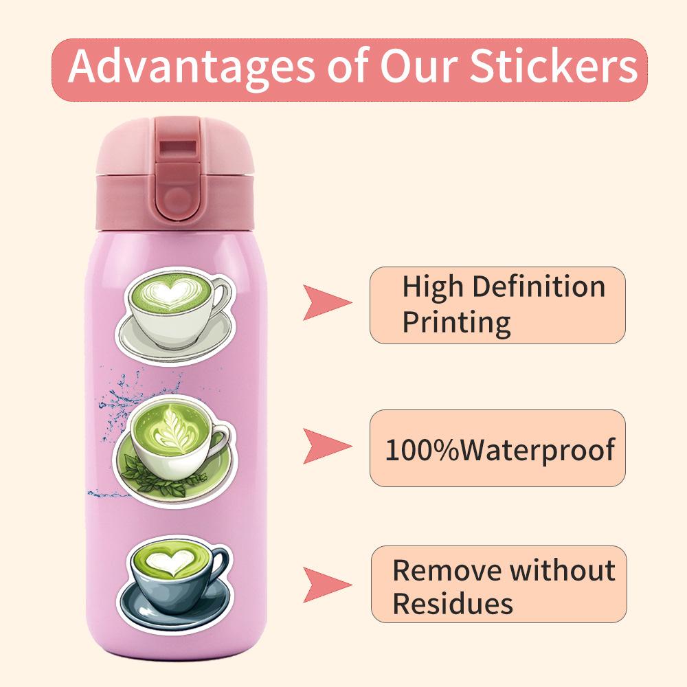55 Neue Matcha Matcha Graffiti Aufkleber Dekorative Roller Koffer DIY Aufkleber