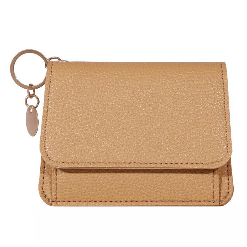 Vintage Solid Color Short Wallet, Portable Bifold Coin Purse, Women's Credit Card Holder