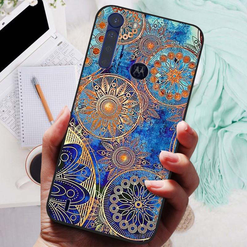 For Motorola One Fusion Case Black Bumper Soft Silicone Cover For Moto One Fusion Plus Phone Cases OneFusion Fusion+ Funda Shell