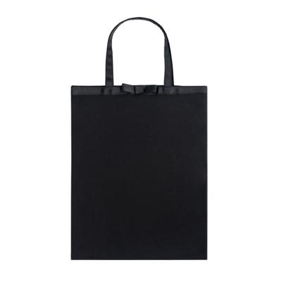 [kinaviola] Formal Tote Bag, Black, for Women, Perfect for Weddings, Funerals, School Events, and All Seasons. Slim Tote Bag with Ribbon.