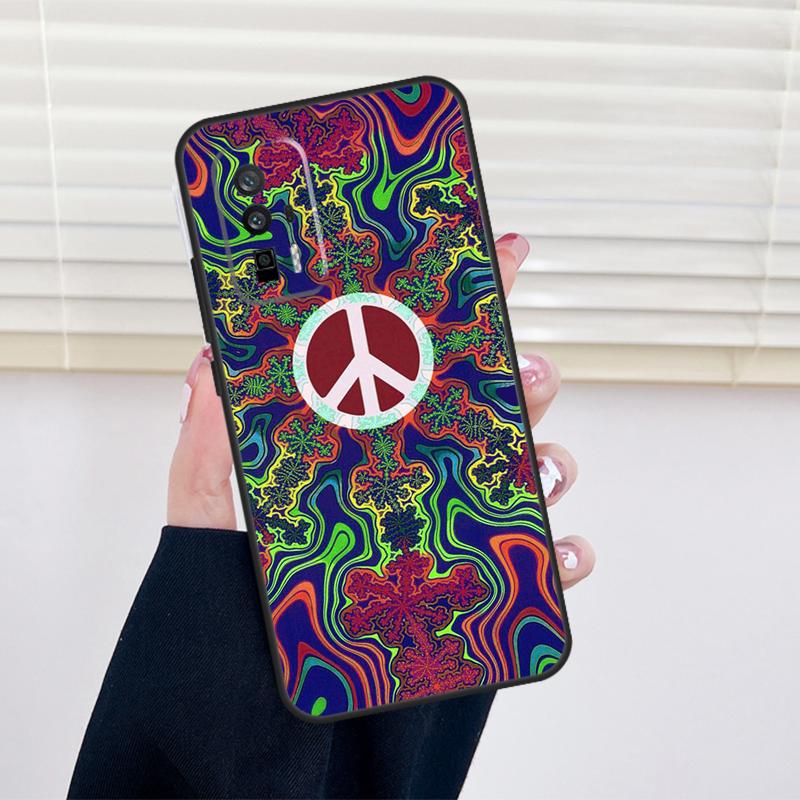 Psychedelic Art Peace Cover For Xiaomi 13 14 15 Ultra 11T 12T 13T 14T Pro POCO X7 Pro X3 X5 X6 M6 F5 F6 Pro Case