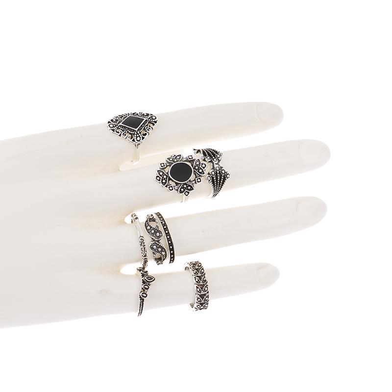 15 Stück/Set Vintage Ring Persönlichkeit Punk Gothic Herren Damen Ringe Schmuck Geschenk