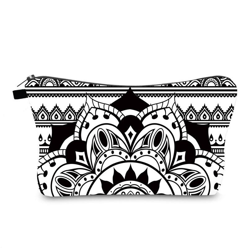 Makeup Flower Mandala Bag Multi Functional Travel Large Capacity Wash Storage