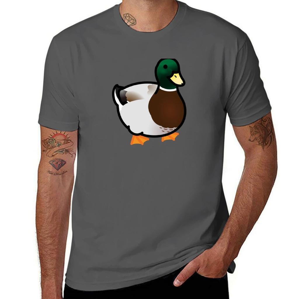 Chubby Mallard Duck Tshirt Sporty Casual Quick Dry Tshirt