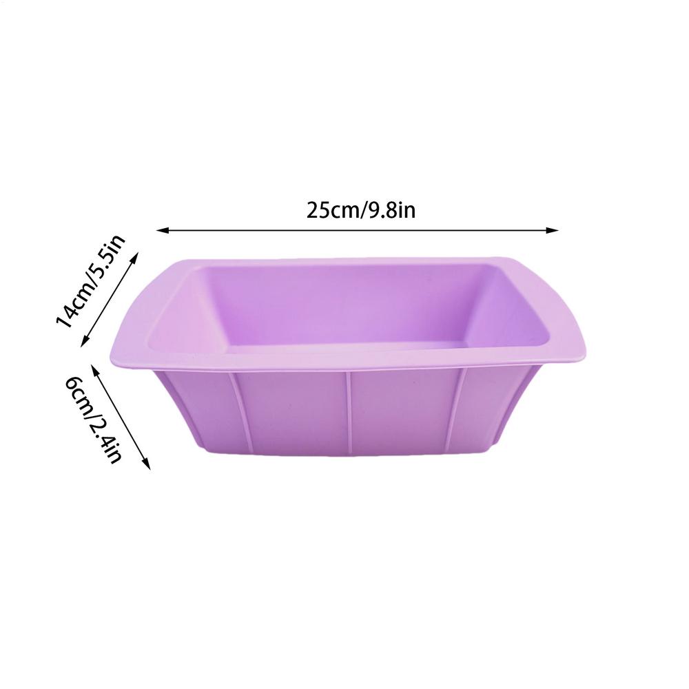 1Pc Household Rectangular Silicone Mold Candy Toast Mould Easter Bread DIY Kitchen Supplies Cake Bakeware Pan Baking Tools