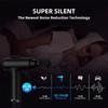Portable Fascia Gun Vibration Massage Gun with 4 Massage Heads For Body Neck Back Deep Muscle Relaxation Sports Fitness Slimming
