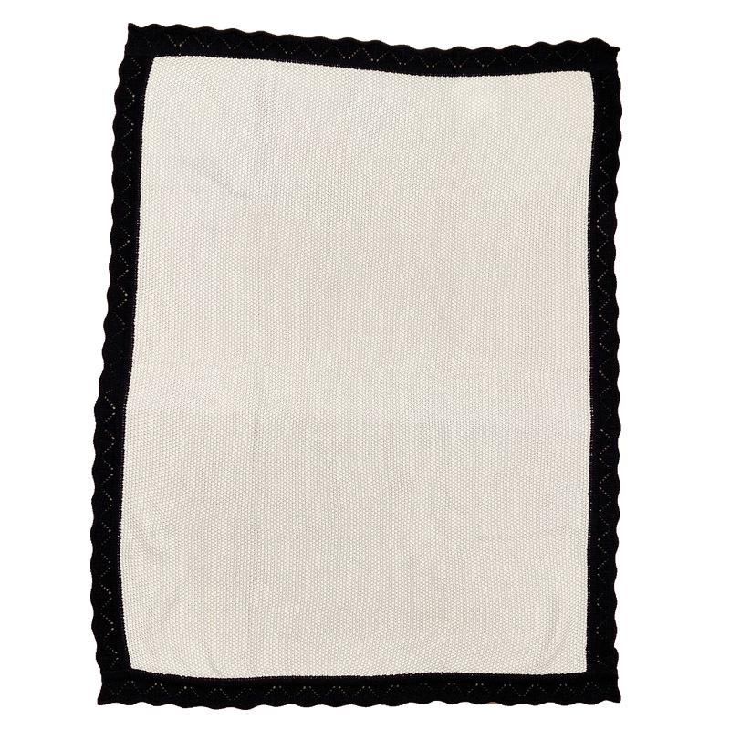 Nordic Baby Cotton Knit Yarn Swaddle and Stroller Blanket