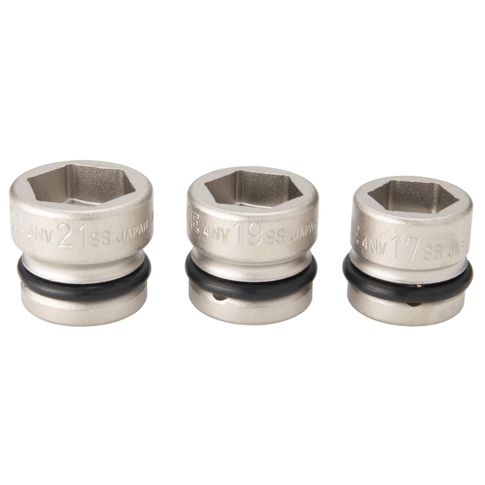 

TONE Impact short socket set NV403SS Drive angle Contents 3 items 12.7mm (1/2 )