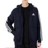 adidas Free Shipping With AdiClub Essentials Fleece 3 Stripes Full Zip Hoodie GK9053