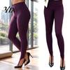 Bequeme Kompressionsstrumpfhosen für Fitness, High Waist Leggings mit Fußschlaufe für Damen, Dehnbare Skinny Yoga Blickdichte Trainingshosen, Kein Durchscheinen am Bauch