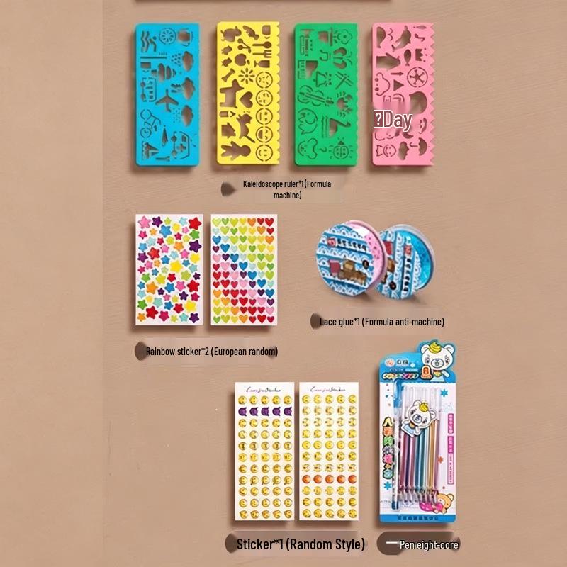 Acrylic DIY Photo Album: Handmade Memory Journal with Creative Graffiti and Loose-Leaf Design