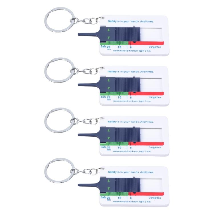 

Upgrades Auto Tire Depth Gauges 0 to 20mm with Treads Depth Checker Tool Ergonomic Slider & Keyring for Automotive Repair 1