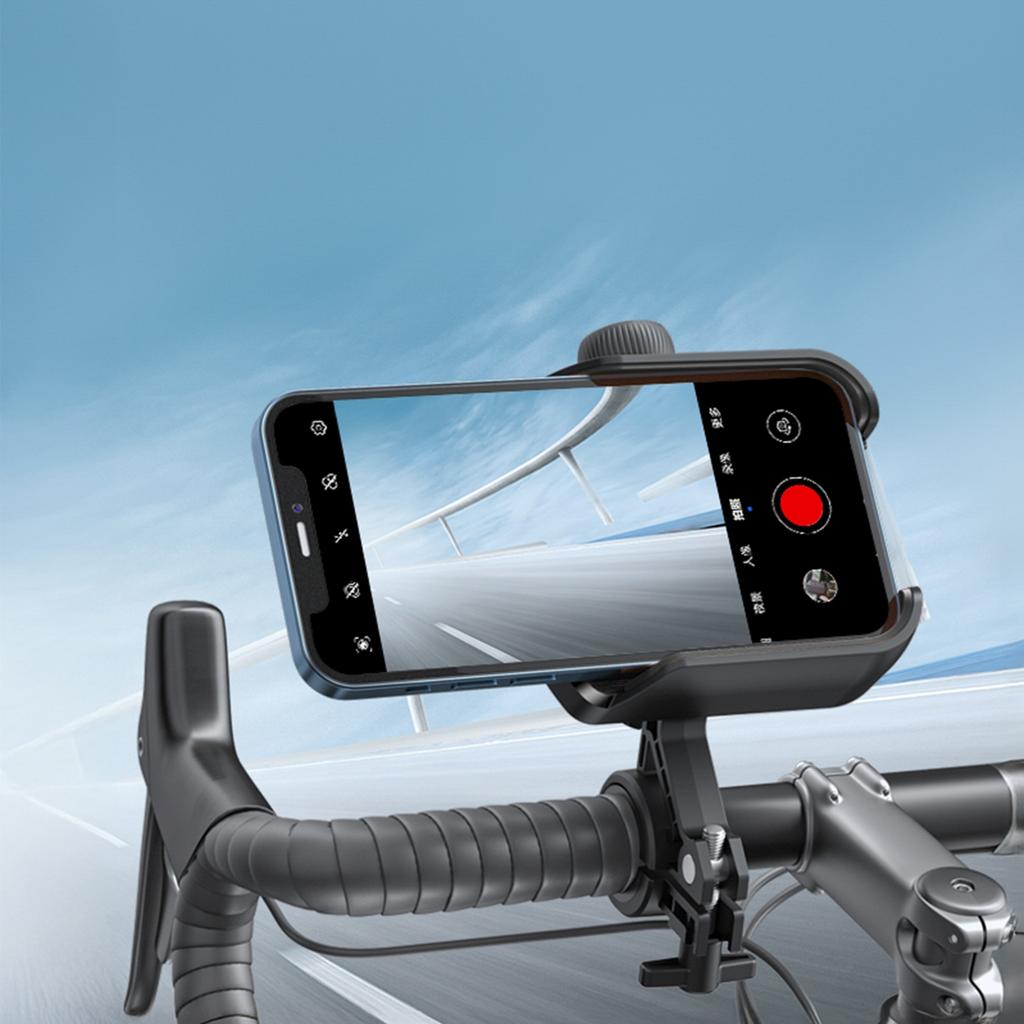 Uchwyt do telefonu na rower motocykl hulajnogę 4.7-7'' - czarny