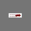 12x4cm pvc directional