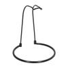   Reel Rack Stainless Steel Short Type U Shaped Upper Frame Round Base Lightweight Detachable Fishing Gear Stand