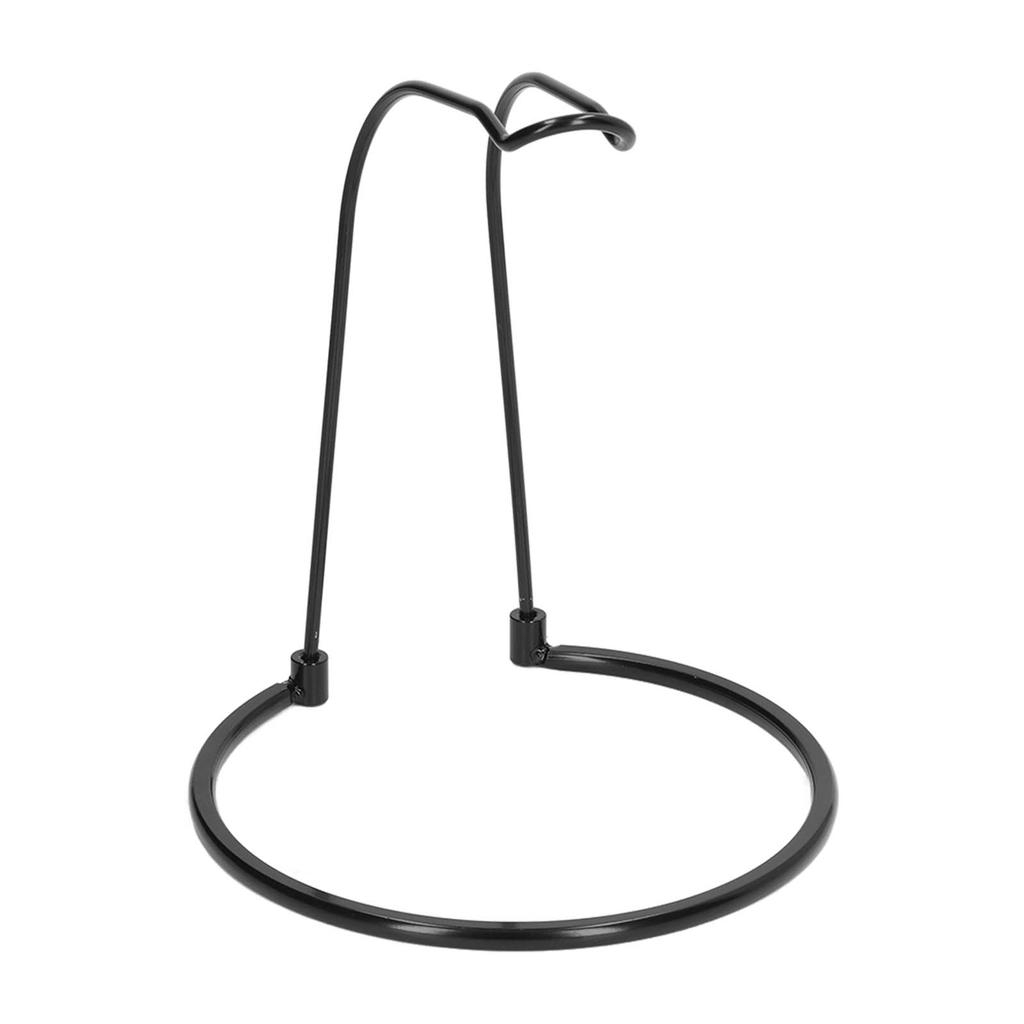   Reel Rack Stainless Steel Short Type U Shaped Upper Frame Round Base Lightweight Detachable Fishing Gear Stand