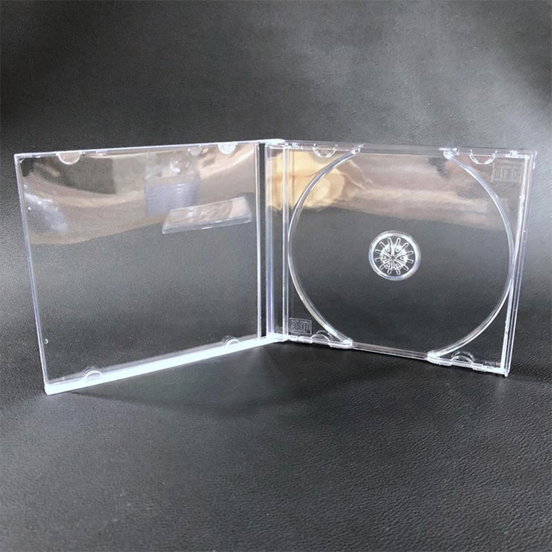 Transparent Plastic Single Piece Disc Case Cd Case Thickened Cd Dvd Disc Box