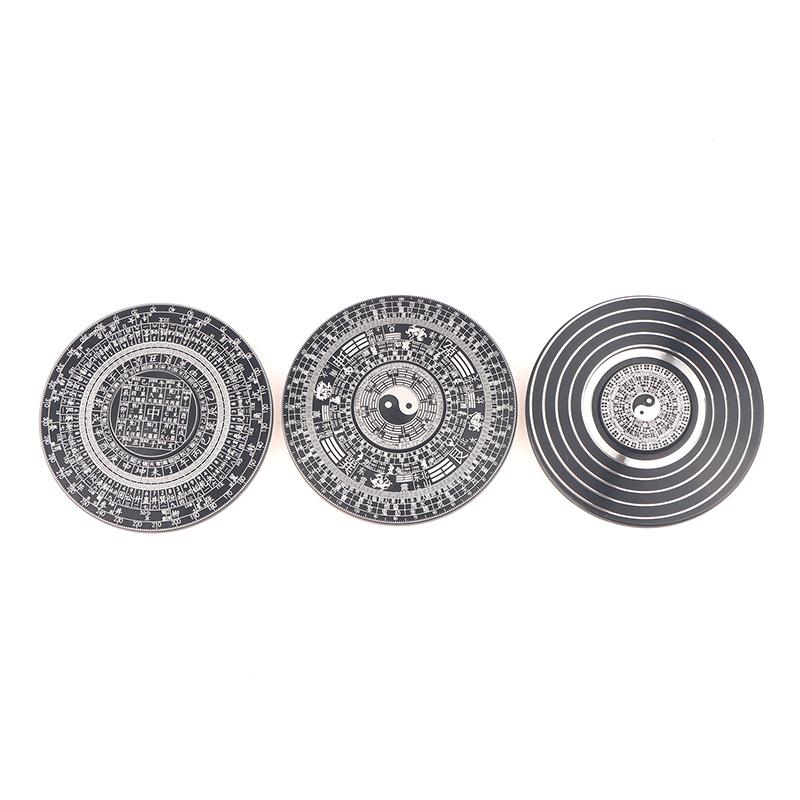 Chinesischer Tai Chi Bagua Drehbarer Feng Shui Kompass Aluminiumlegierung Chinesische Meisterbedarf Glück Segen Heimdekor Ornamente