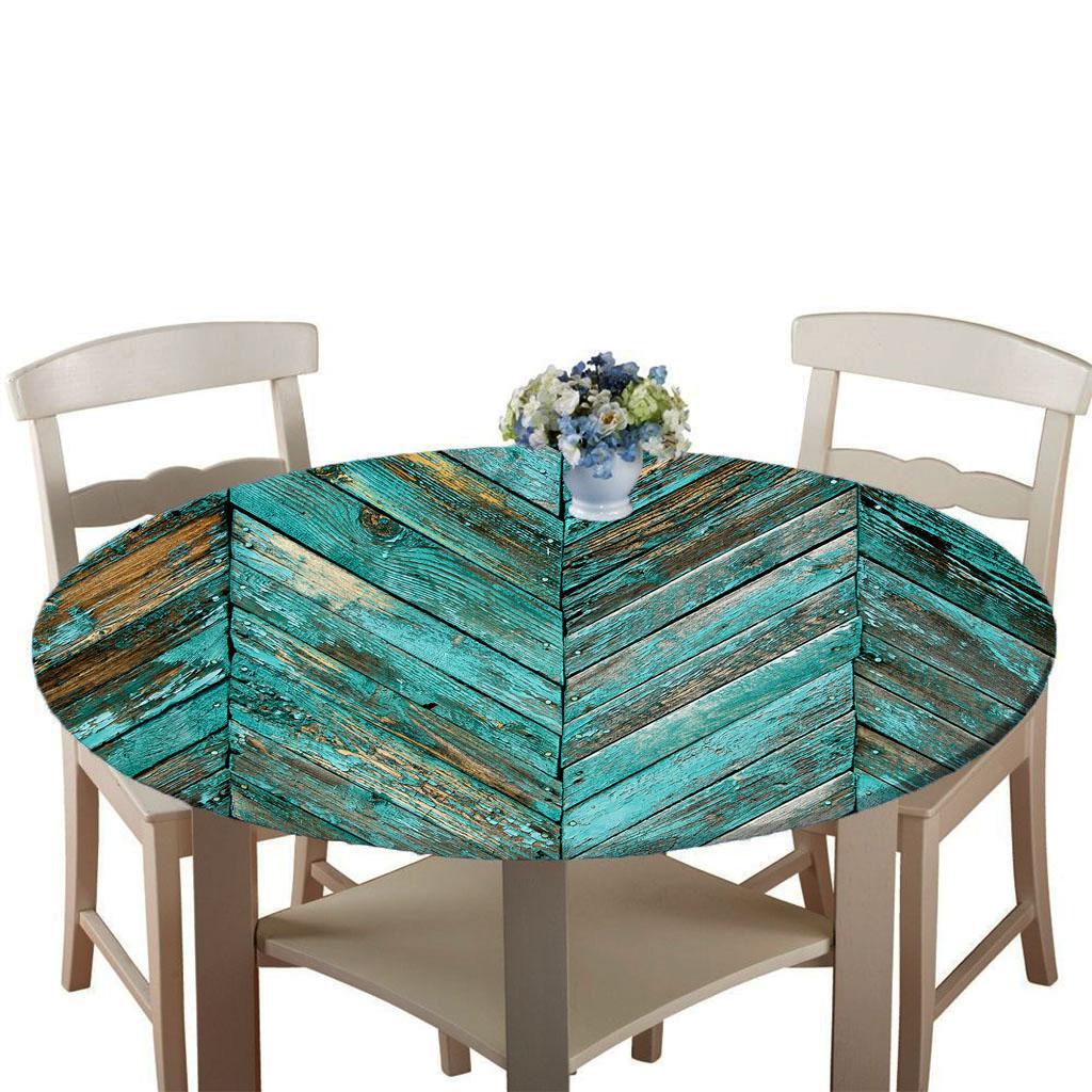Durable Waterproof Tablecloth for 120cm Round Tables Restaurant and Outdoor Dining
