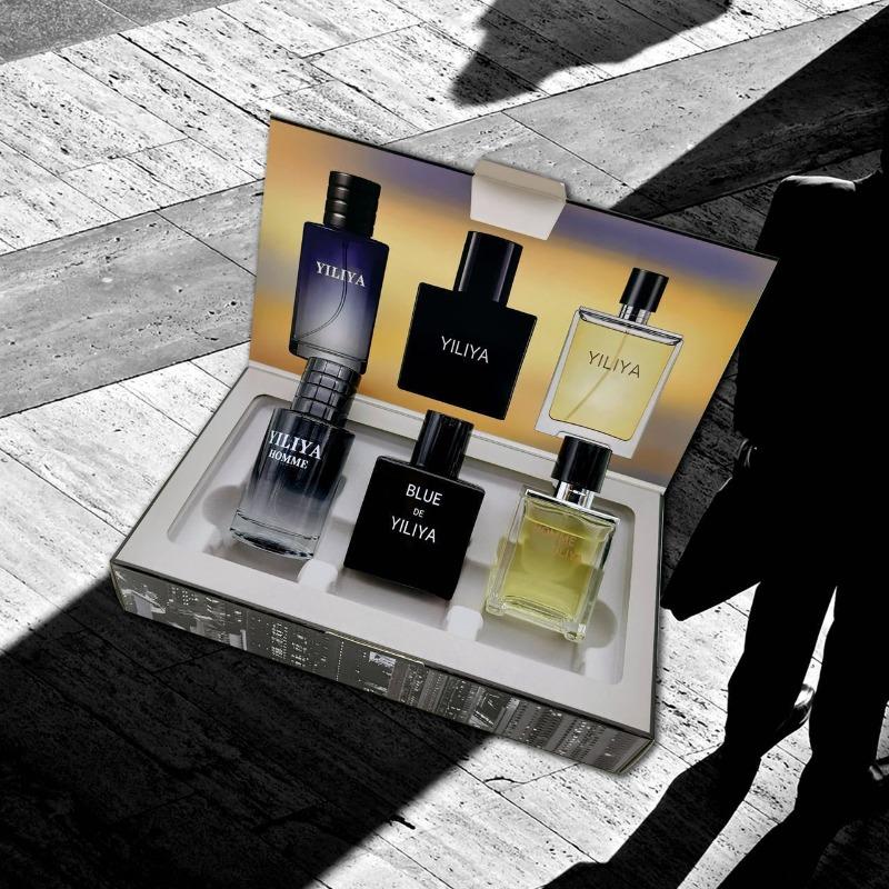 Women s Perfume Set Lasting Fragrance Light Fragrance Fresh Men s Cologne Perfume Three-piece Gift Box