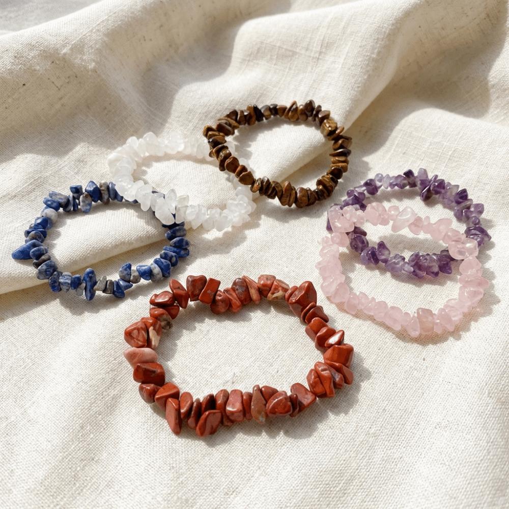 Elegant Crystal Bracelet Tiger Eye Gemstone Jewelry Elegant Natural Stone Bracelet  Ethnic Style