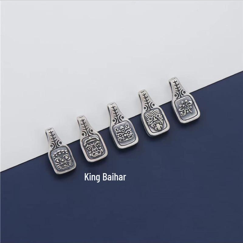 Non-fading Tibetan Copper Card Buckle Handmade Prayer Beads String - Buddhist Accessories.