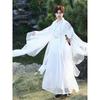 Unisex Hanfu Kostüm Set Mit Bestickten Doppellagigen Fließenden Ärmeln Unsterblicher Fantasy Stil Wei-Jin Inspiriert
