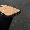 Cool Black Leather 3D Star Phone Case with Lanyard for iPhone 14/15/16 Pro/Pro Max