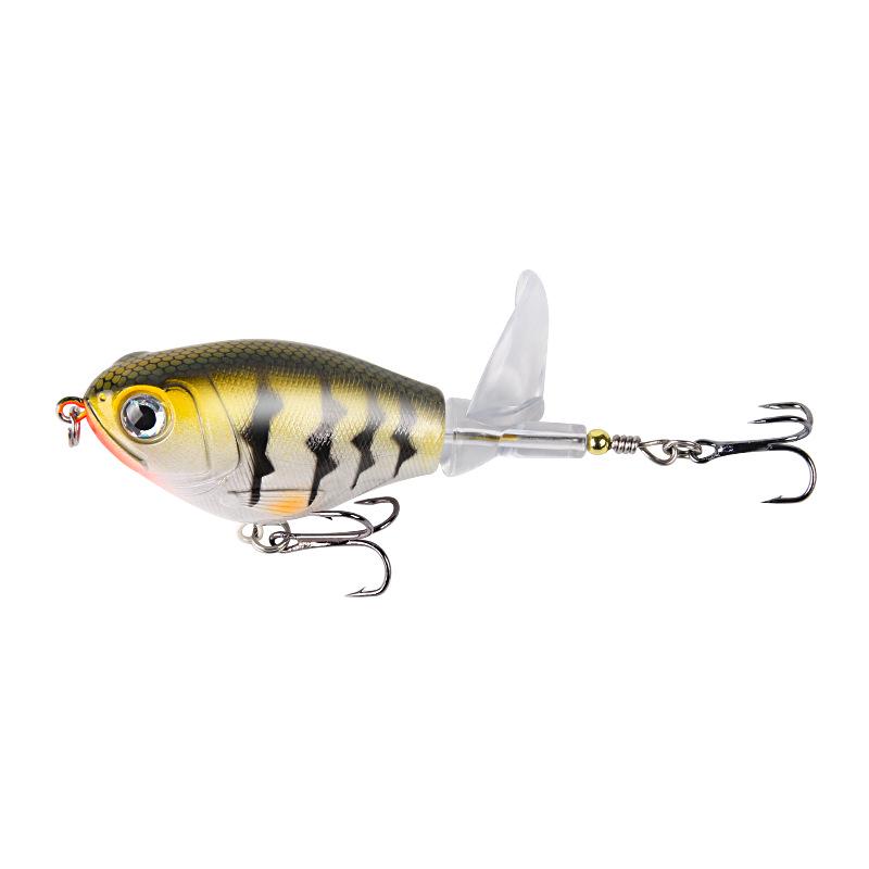 Little Fatty Propellergeräusch Oberflächenköder 11.5g/16g - mit verbesserten Drillingen