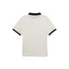 MLB Striped Detail Pullover Short Sleeve Polo Shirt Men tops White 3LPQB0133-43IVS
