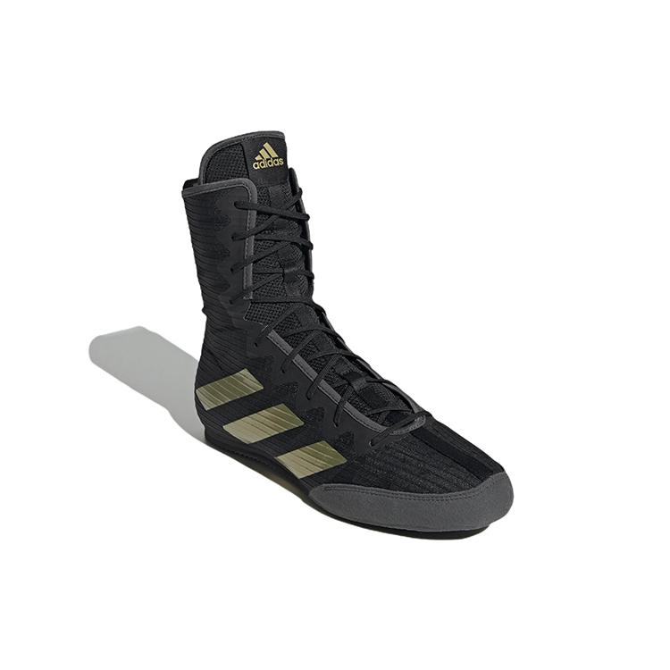 New Adidas Box Hog 4 Core Black Gold Metallic Grey GZ6116