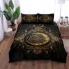 Celestial Floral Moon Vintage Bed Linen Set King Queen Double Full Twin Single Size Duvet Cover Set