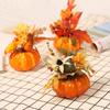 Party Thanksgiving Faux Pumpkins Lifelike Maple Leaves Halloween Decoration Artificial Vegetables