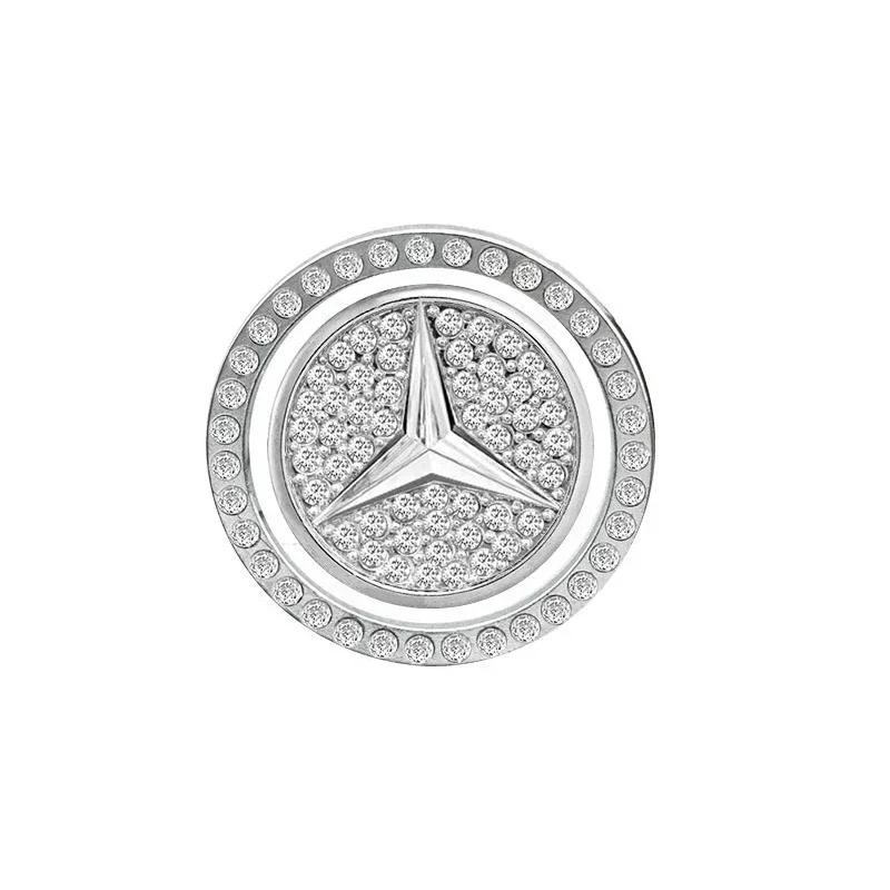 Diamond Car Decor One Click Start Button Engine Start Stop Switch Button Cover for Mercedes Benz W211 W204 W210 W203 CLA GLA AM0