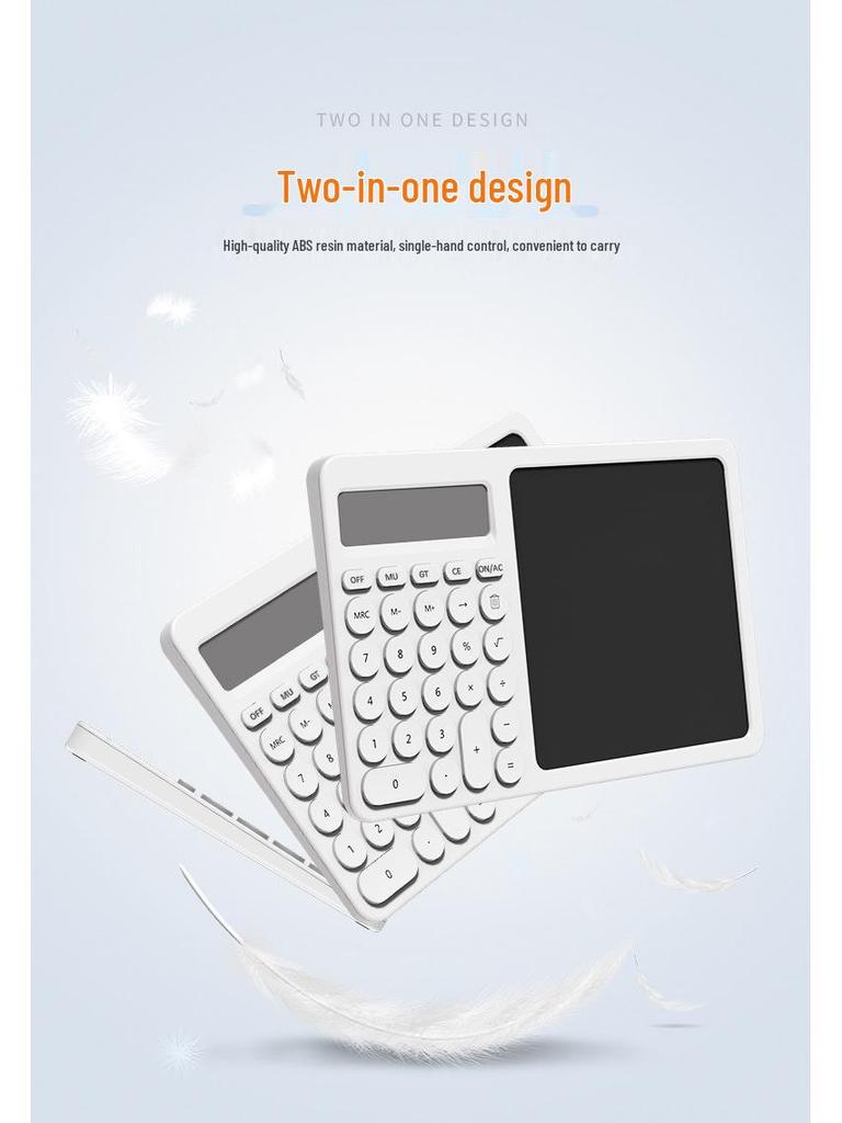 Multifunctional Large Screen Calculator with Handwriting Board for Finance, Office Notes, and Drawing