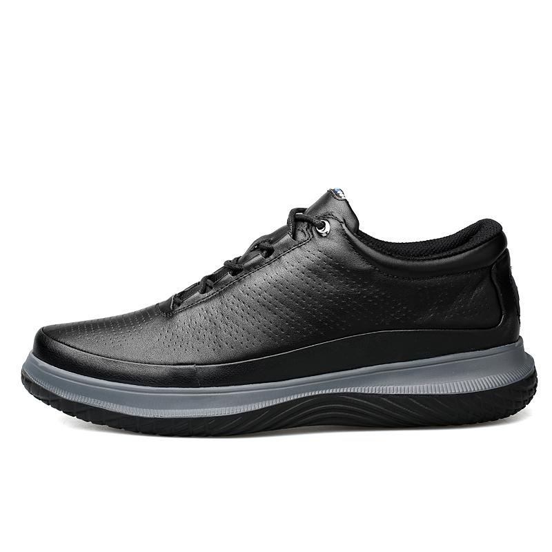 2024 Nová originální kůže Pánská obuv Móda Ležérní Tenisky Divoké ploché boty Lehká Prodyšná Neklouzavá deska Boty