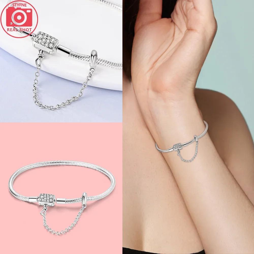 Sliver Bracelets Heart Lucky Eyes Bracelets Female Anniversary Party Fine Bracelets Bangles Jewellery Gifts for Women