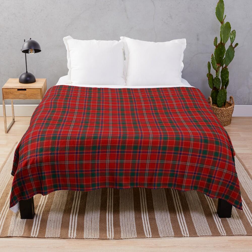 Clan Munro Tartan Throw Blanket