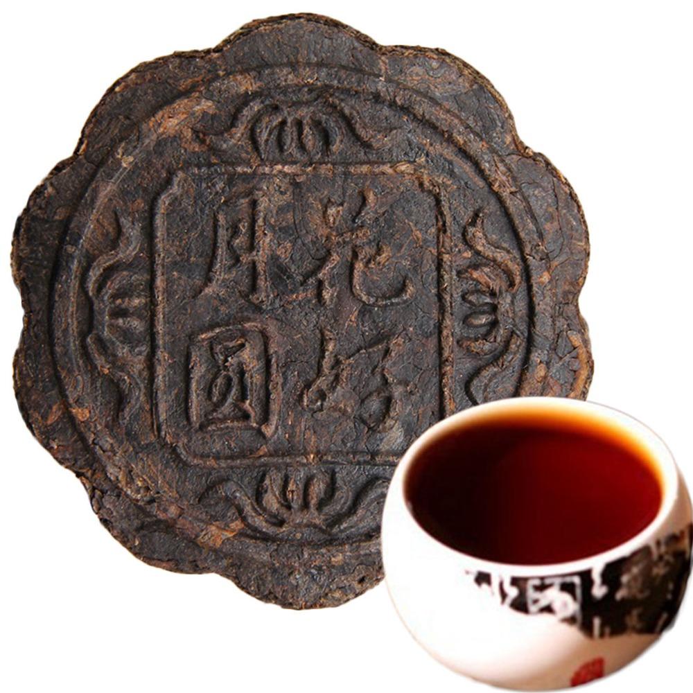 Yunnan Puerh Tea Cake Mooncake Shape Ripe Pu erh 357g