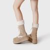 Versatile Furry Tall Tube Fur Integrated Snow Boots Women's New Piled Thickened Warm Cotton Boots