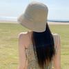 Spring Summer Knitted Sun Hat 50+ UPF Fisherman Hat Fashion Women Sun Hat  Female