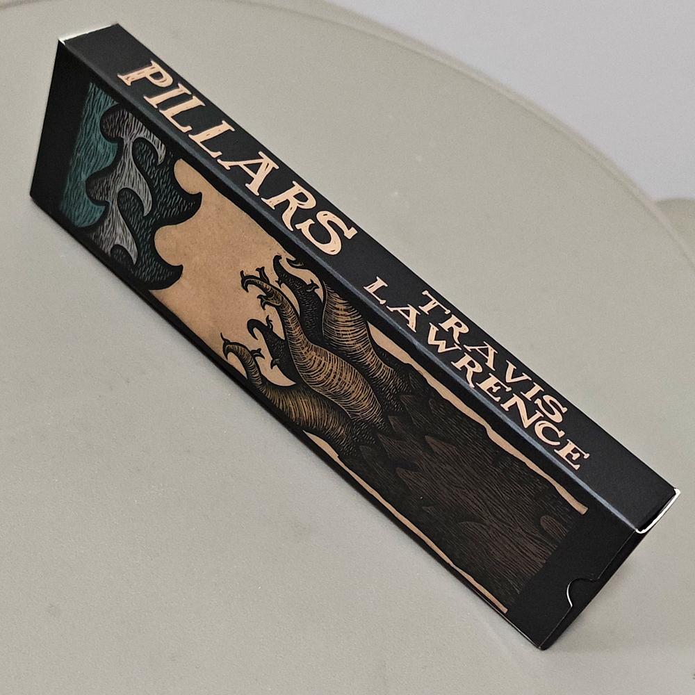 Pillars Deck Travis Lawrence - 4*16cm 36 Pcs Surreal Occult Symbolism Illustration Cards Double-embossed Dark Surrealism