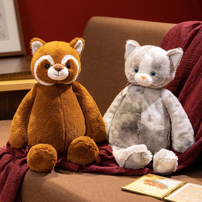 Creative Cute Raccoon Small Plush Toy Poodle Children Accompanied Large Doll