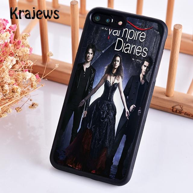 Krajews The Vampire Diaries Printed Phone Case Cover For IPhone 18 17 Air 16 15 14 Plus 11 12 13 Pro Max Coque Fundas