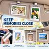 Magnetic Attachment Magnetic Photo Frame Transparent Mini Snapshot Holder  Car Sun Visor