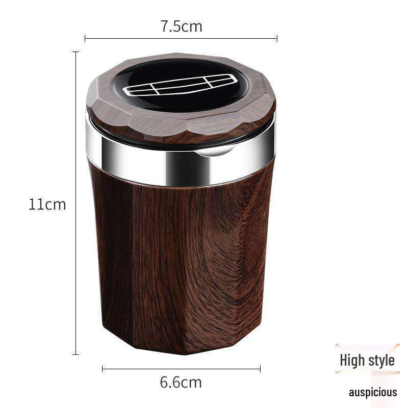 Geely Jiaji 2025 Car Ashtray: High Flame Retardant, Interior Mod with Lid & Light