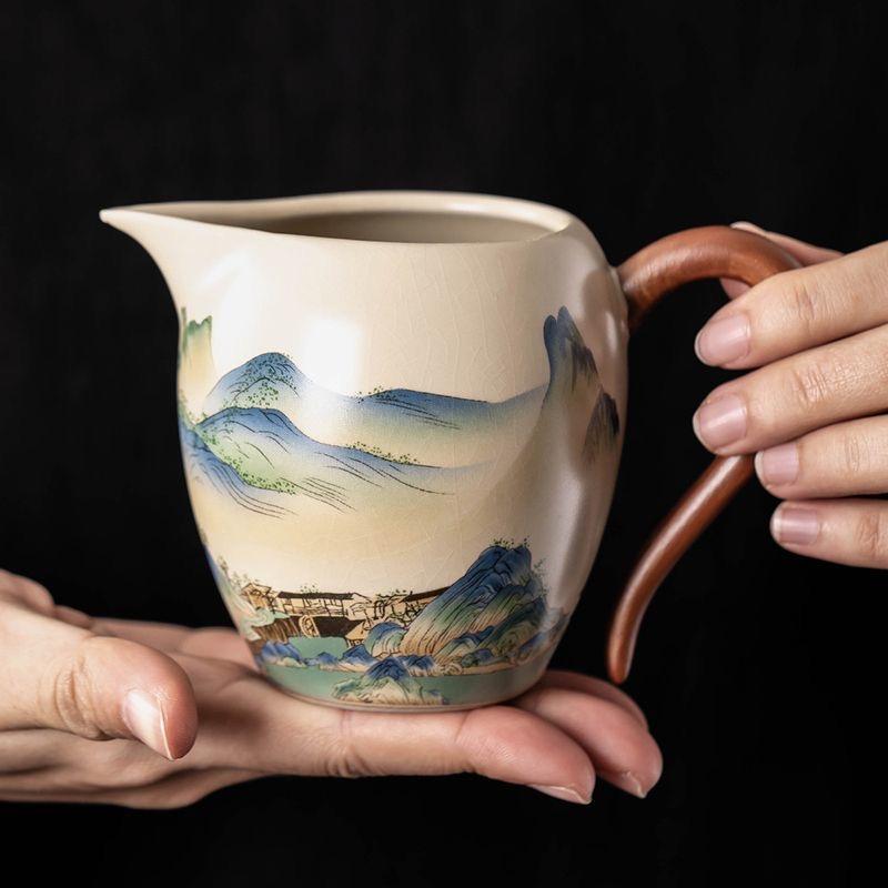 New Ru Kiln Gongfu Tea Pot - Xishi Ceramic Teapot for Brewing