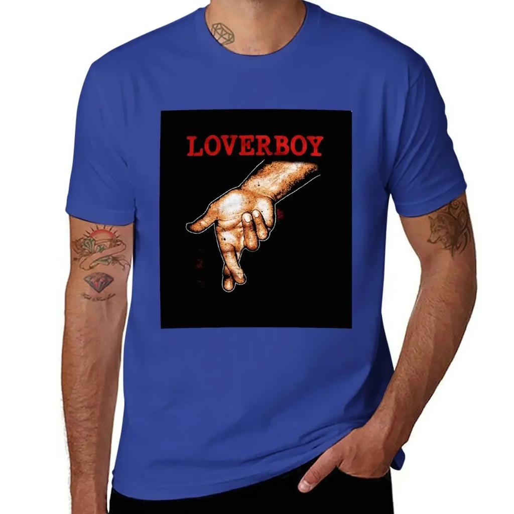 Band rock loverboy logo T-Shirt heavyweights sweat Men's t shirts