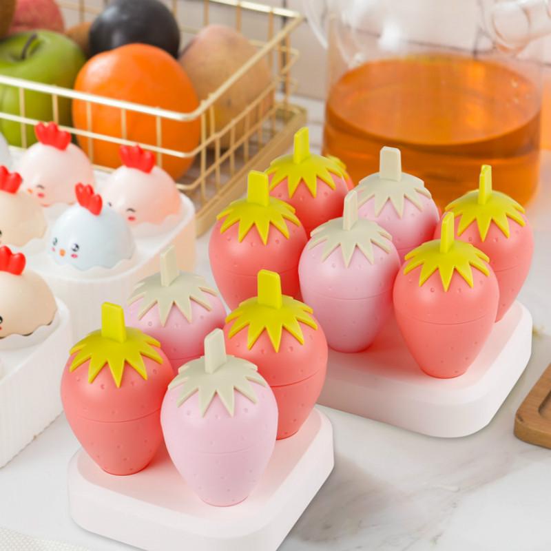 Forma na led, forma na zmrzlinu, domácí plastová tyčinková forma na led, kreativní forma na nanuk, podpůrná forma na led