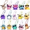Anime Pokemon Charmander Psyduck Bulbasaur Gengar Squirtle Jigglypuff Mew Snorlax Pikachu Acrylic Keychain Bag Pendant 5cm Gifts